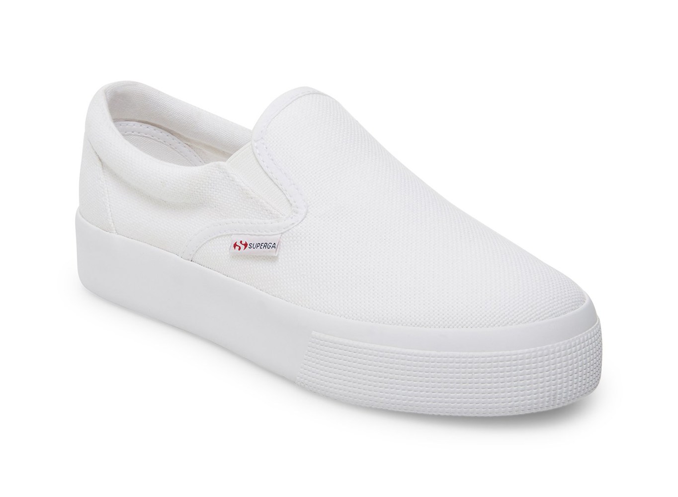 Superga Slip On Womens - 2306 Cotw - White - NXKED7329